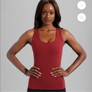 Buffbunny Foundation Tank Vineyard Red